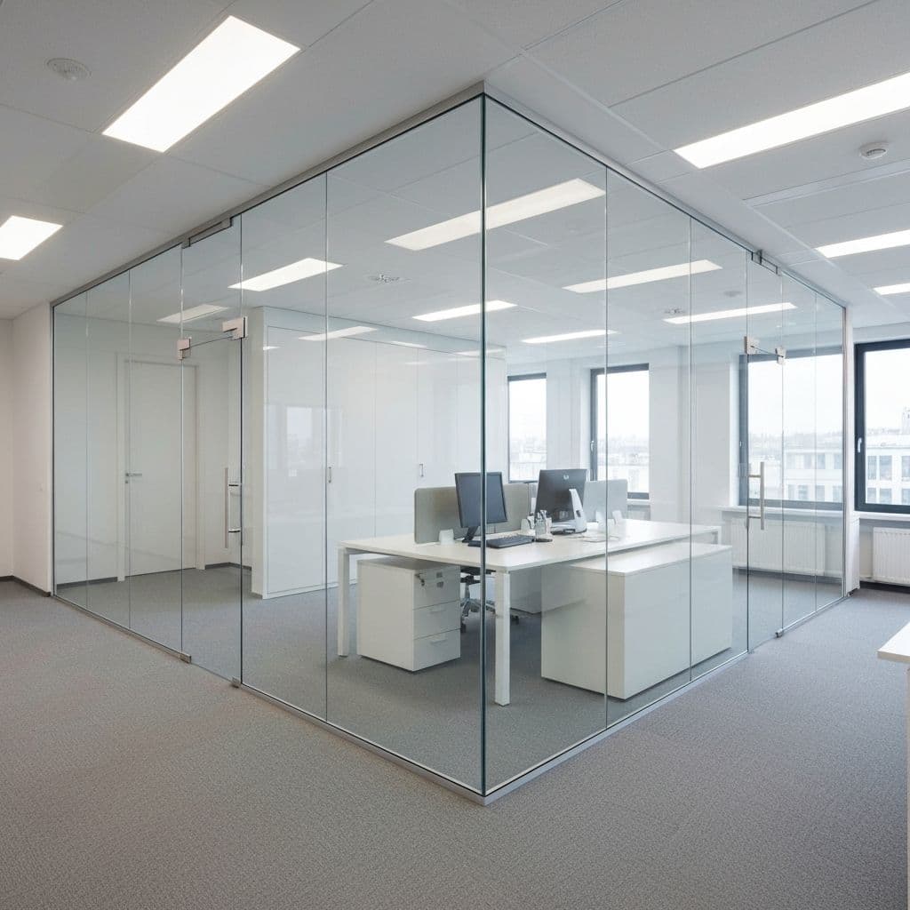 Cloison vitrée bureau